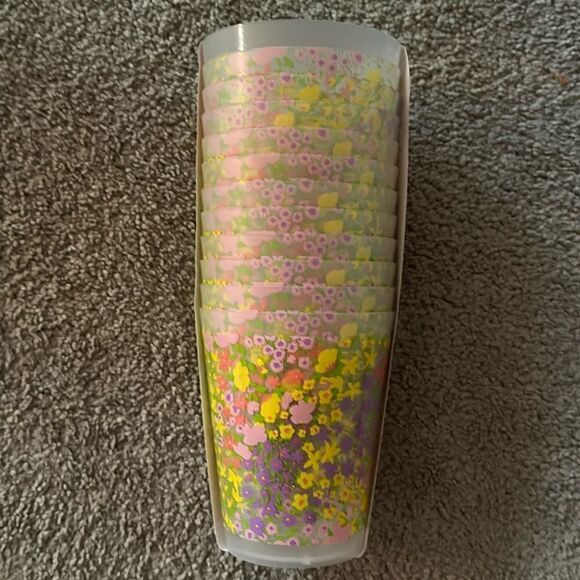 Cupcakes and Cashmere at Home Floral Set of 12 Cups! - Picture 6 of 11